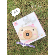 [READY STOCK] Cute Cartoon Children pig bubble analog bath toy camera with lights and musics